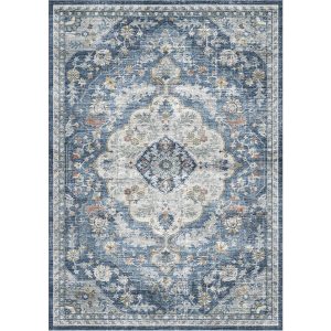 Opulence Washable Area Rug - Blue