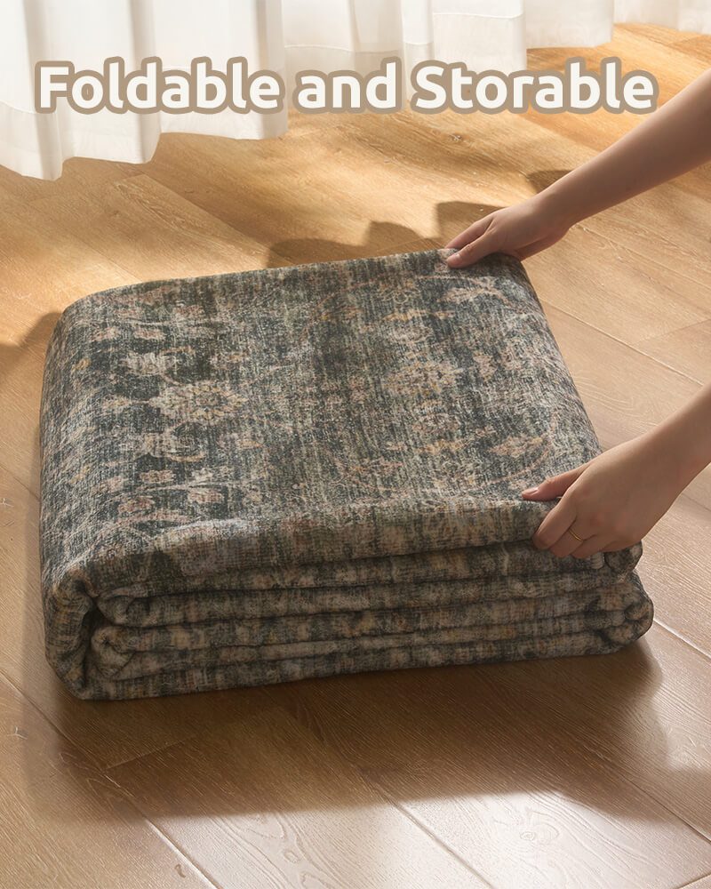 Aster-Washable-Area-Rug-Green-Foldable-Easy-Storage