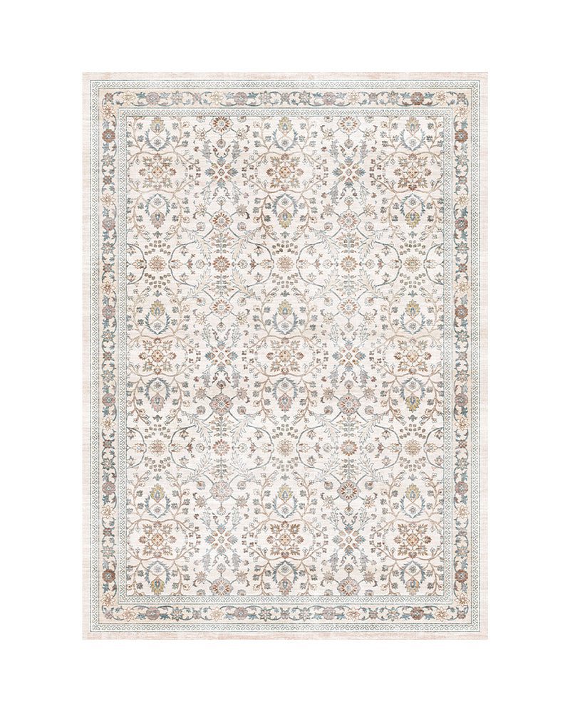 MontVoo-Aster-Washable-Area-Rug-Beige-White MontVoo Aster Washable Area Rug Beige White