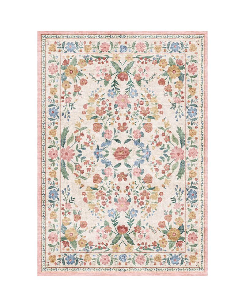 MontVoo-Chloris-Washable-Area-Rug-Beige MontVoo Chloris Washable Area Rug Beige