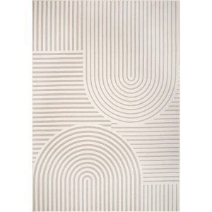 MontVoo Echo Washable Area Rug Beige