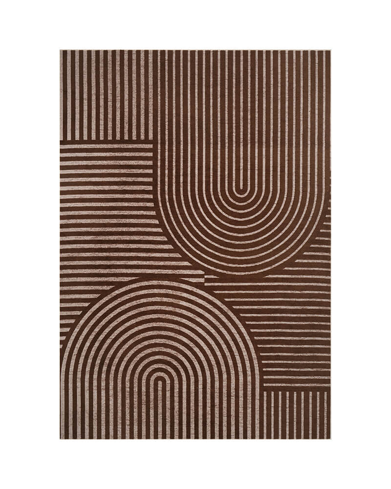 MontVoo-Echo-Washable-Area-Rug-Brown MontVoo Echo Washable Area Rug Brown