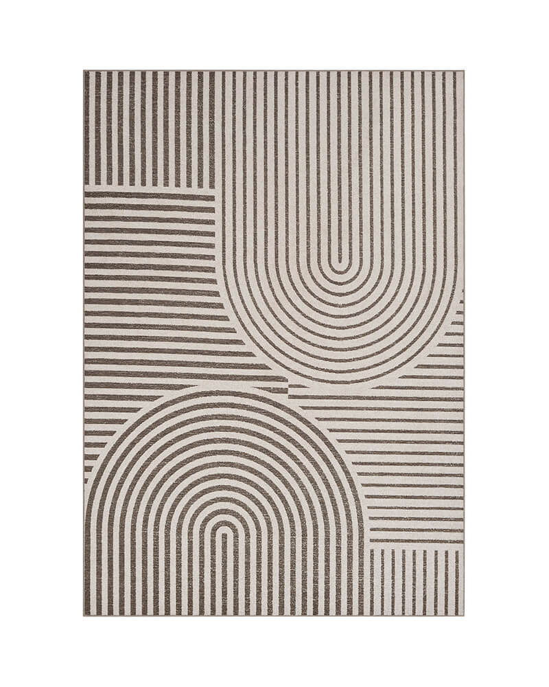 MontVoo-Echo-Washable-Area-Rug-Khaki MontVoo Echo Washable Area Rug Khaki