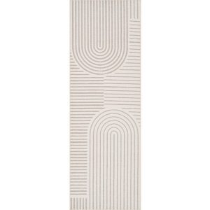 MontVoo Echo Washable Runner Rug Beige