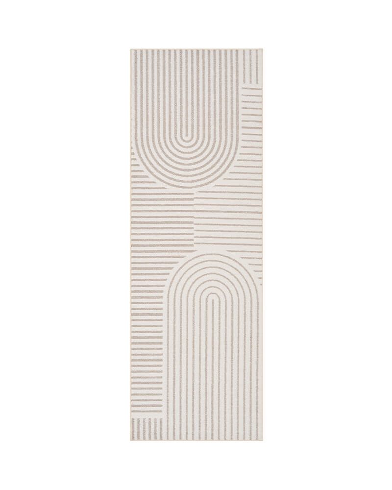 MontVoo-Echo-Washable-Runner-Rug-Beige MontVoo Echo Washable Runner Rug Beige