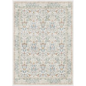 MontVoo Florin Washable Area Rug Beige
