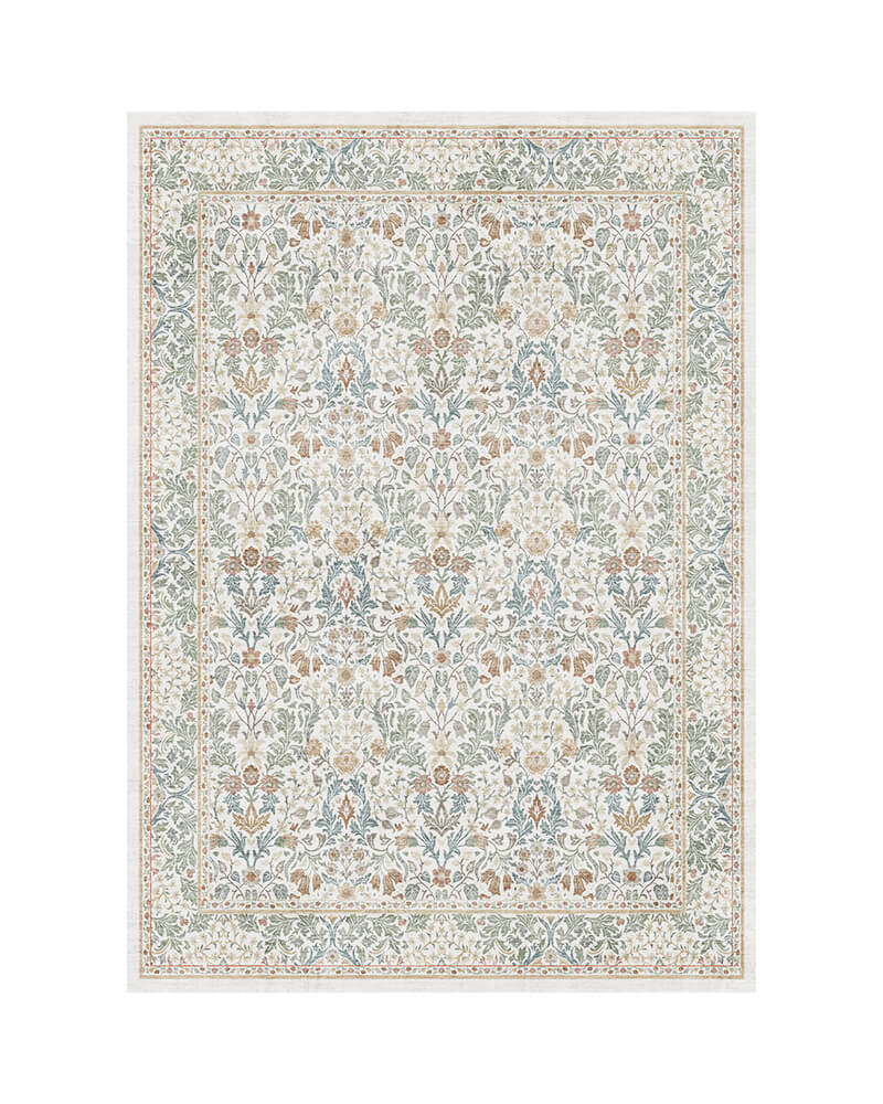MontVoo-Florin-Washable-Area-Rug-Beige MontVoo Florin Washable Area Rug Beige