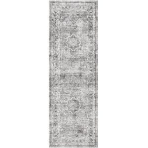 Harmonia Washable Area Rug Runner - Gray