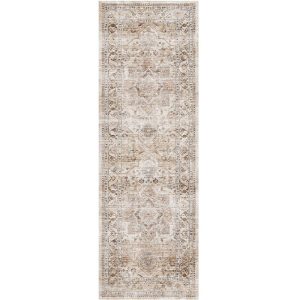 MontVoo Harmonia Washable Runner Rug Ligth Tan