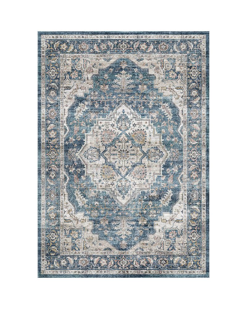 MontVoo-Lunaris-Washable-Area-Rug-Blue MontVoo Lunaris Washable Area Rug Blue
