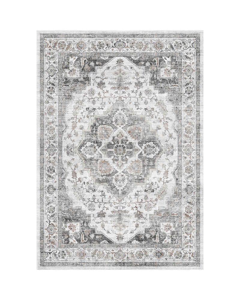 MontVoo-Lunaris-Washable-Area-Rug-Gray MontVoo Lunaris Washable Area Rug Gray