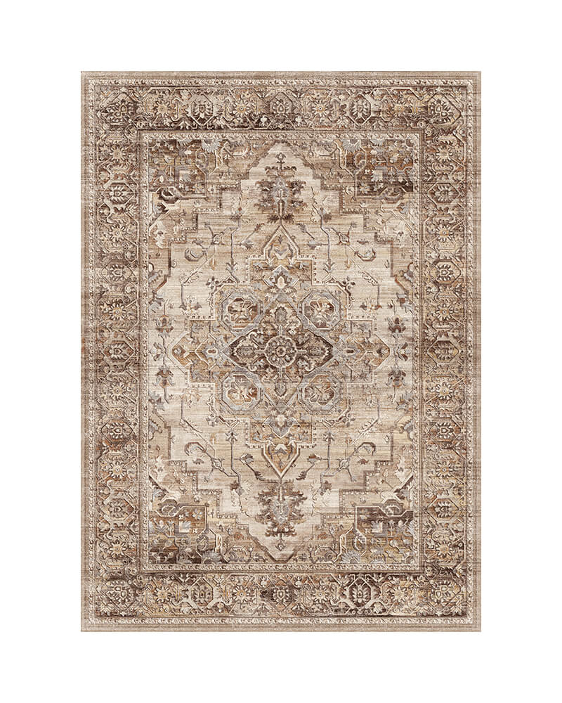 MontVoo-Sylva-Washable-Area-Rug-Brown MontVoo Sylva Washable Area Rug Brown