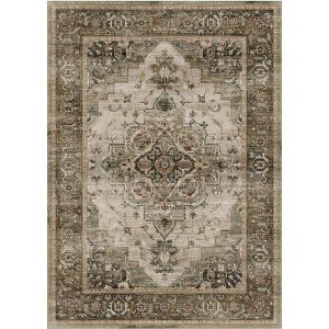 MontVoo Sylva Washable Area Rug Green