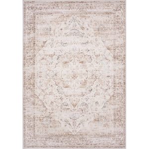 MontVoo Velora Washable Area Rug Beige