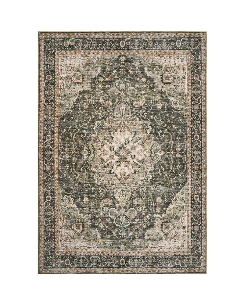 MontVoo-Velora-Washable-Area-Rug-Green MontVoo Velora Washable Area Rug Green