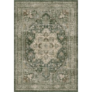 Montvoo Callista Washable Area Rug Green