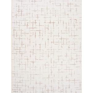 This abstract line area rug adds visual interest to a cozy home with a pet friendly surface and soft texture that feels easy to live with.