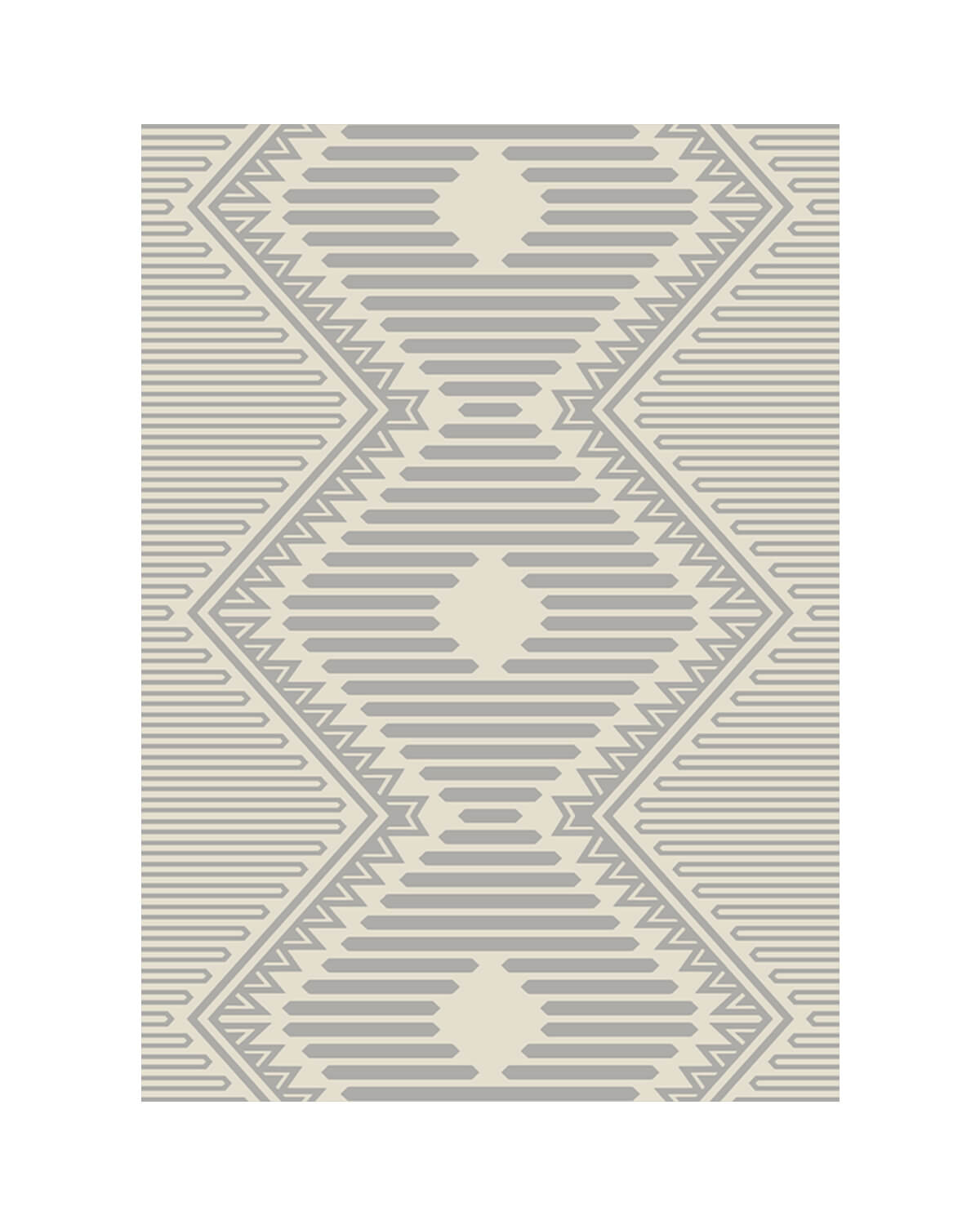 abstract-modern-rug-for-clean-and-cozy-interior Abstract line pattern rug enhancing modern home interiors