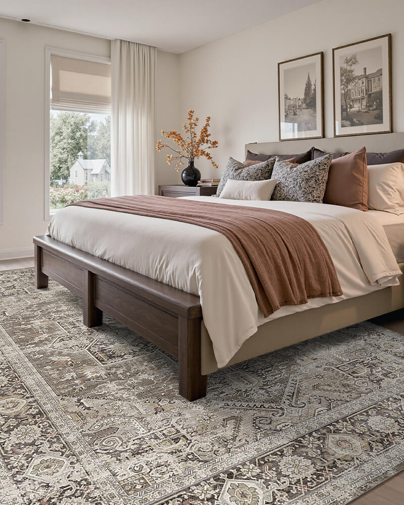 aglaia-washable-area-rug-brown-in-bedroom