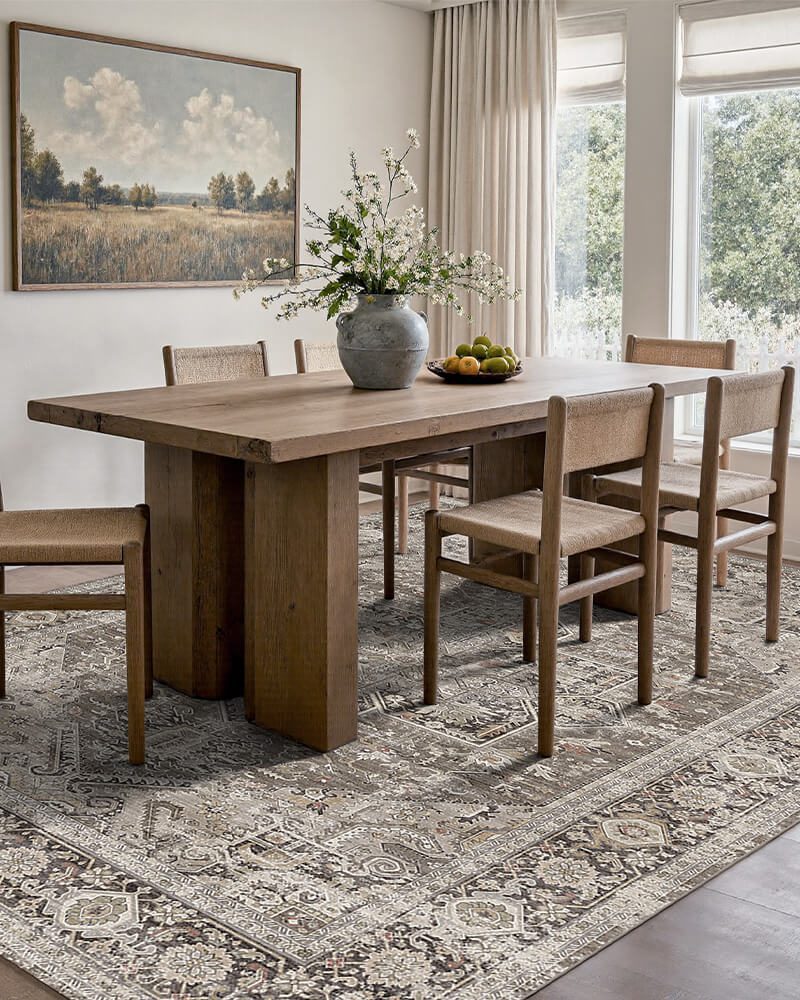 aglaia-washable-area-rug-brown-in-kitchen