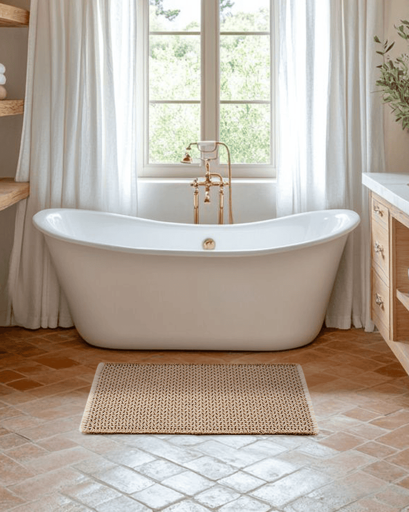 bath-mat-at-shower-exit-for-family-use