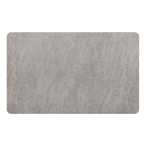 Bath mat that blends functional quick dry features with a clean, modern bathroom aesthetic