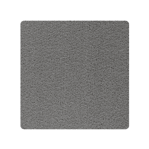 Square PVC Loofah Non-Slip Bath Mat - Gray