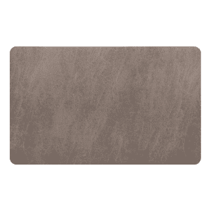 Bathroom mat with fiberless design that resists dirt buildup, dries fast, and stays fresh with minimal daily effort