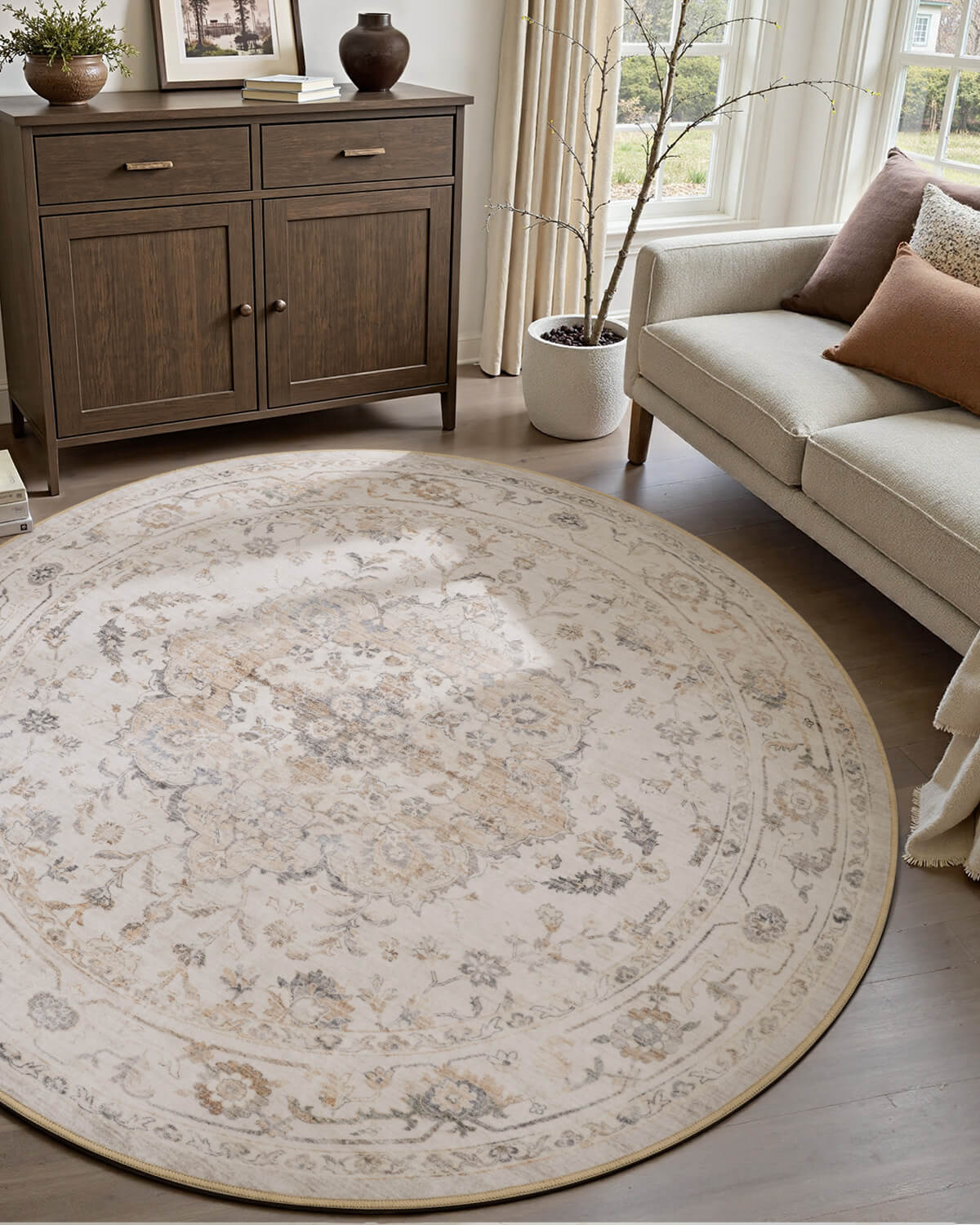 botanical-floral-vintage-rug-for-elegant-traditional-style
