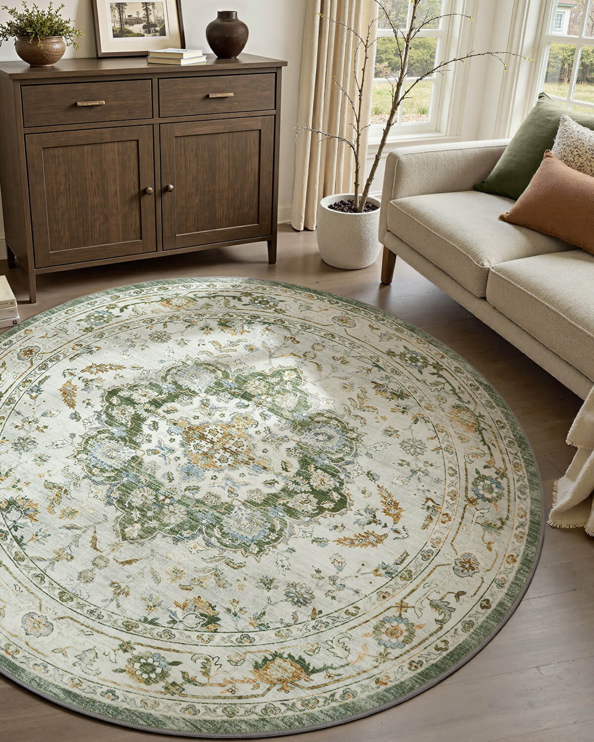 botanical-floral-vintage-rug-for-warm-inviting-spaces