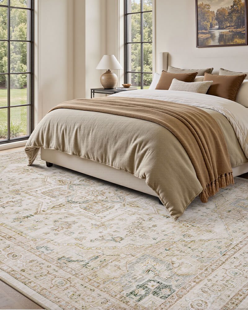 callista-washable-area-rug-beige-in-bedroom