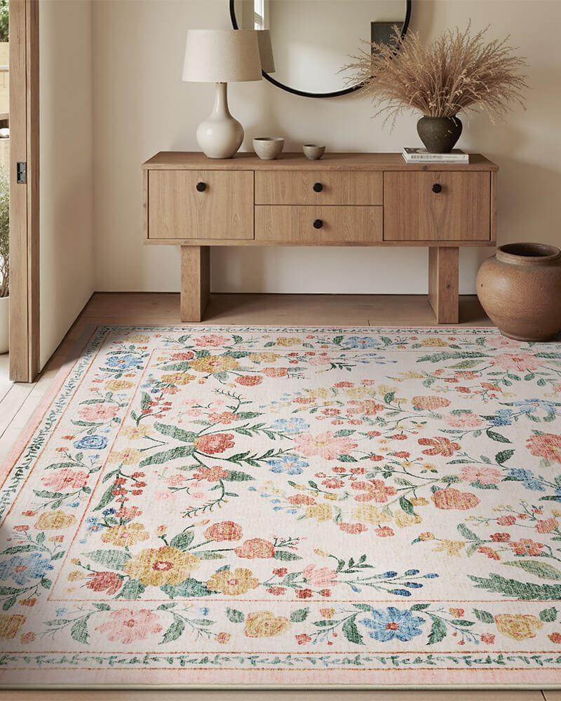 chloris-washable-area-rug-beige-in-kitchen