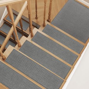 Washable stair covers suited for active family use