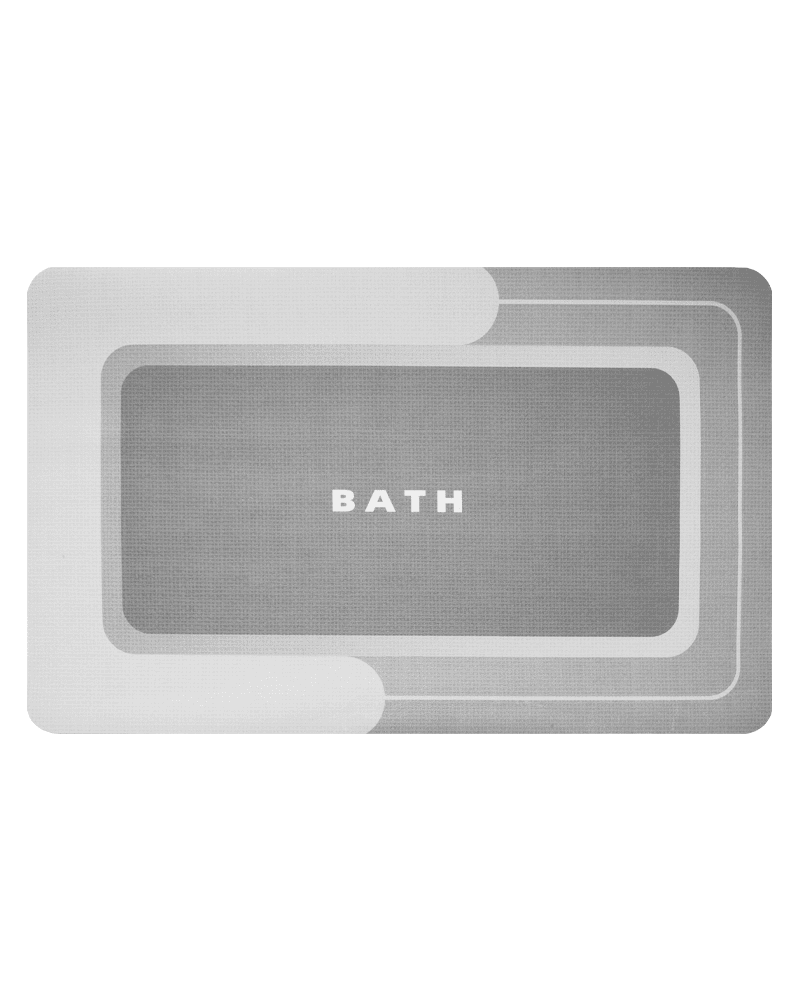 easy-care-quick-dry-bath-mat-for-wet-floors Easy care quick dry bath mat with fiber-free surface that rapidly absorbs water and keeps wet floors dry and comfortable