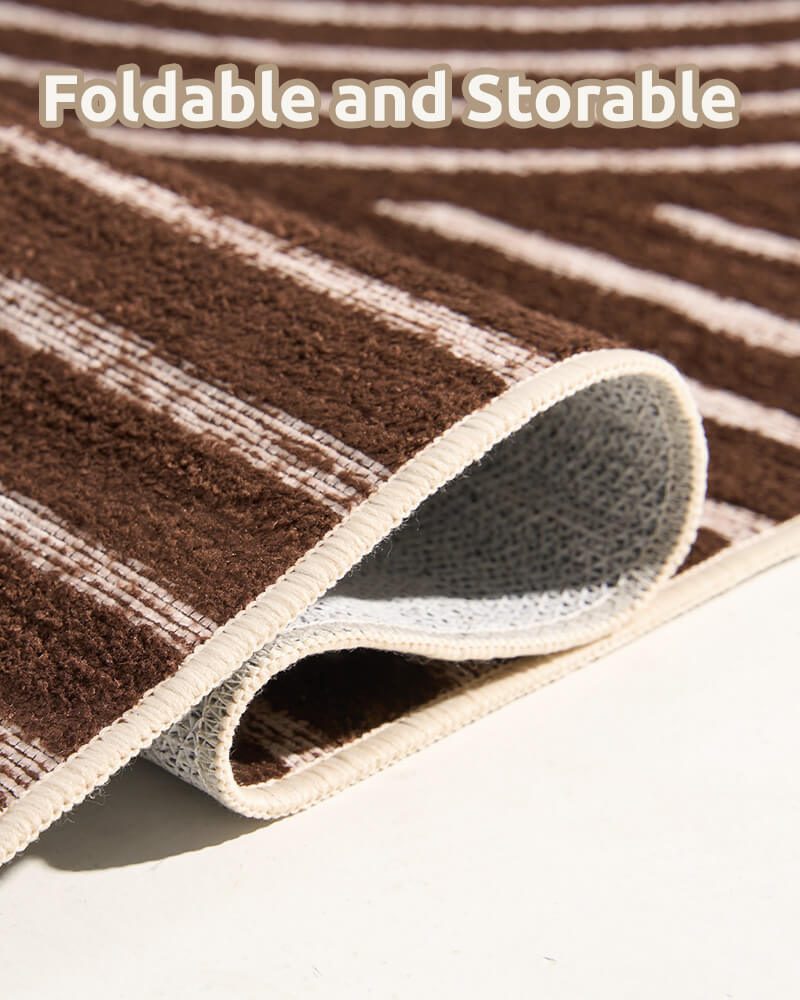 echo-washable-area-rug-brown-foldable-easy-storage