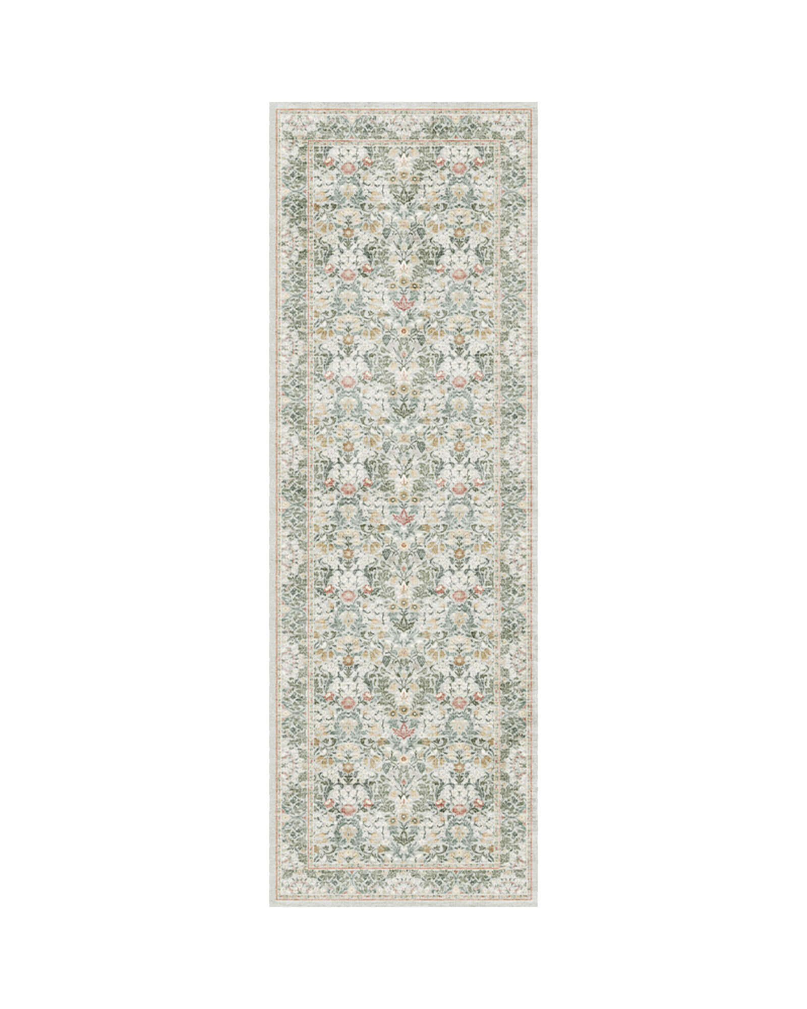 floral-area-rug-abstract-floral-soft-rug-for-modern-living-room This vintage floral area rug creates a warm layered look in the family living room while offering a soft surface for everyday lounging.