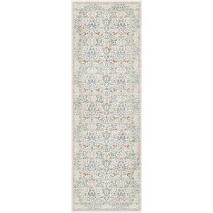 This floral area rug adds softness and charm to a kids room with a pet friendly design that feels gentle and easy to live with.