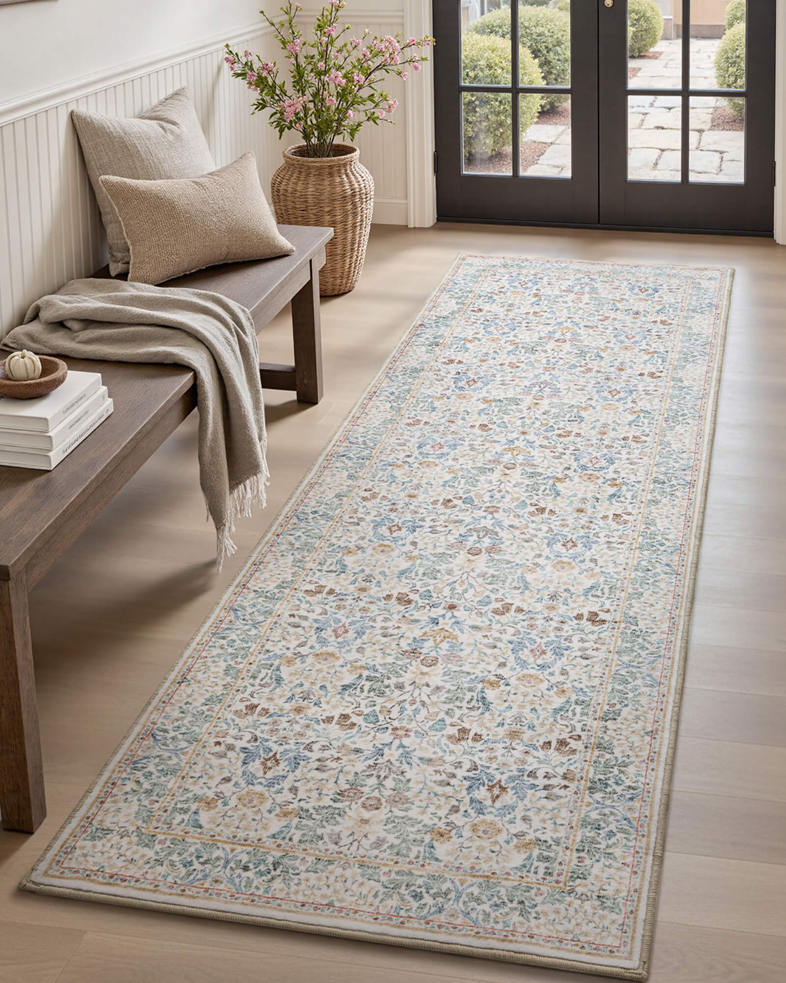 floral-rug-vintage-washable-pet-friendly-bedroom-decor