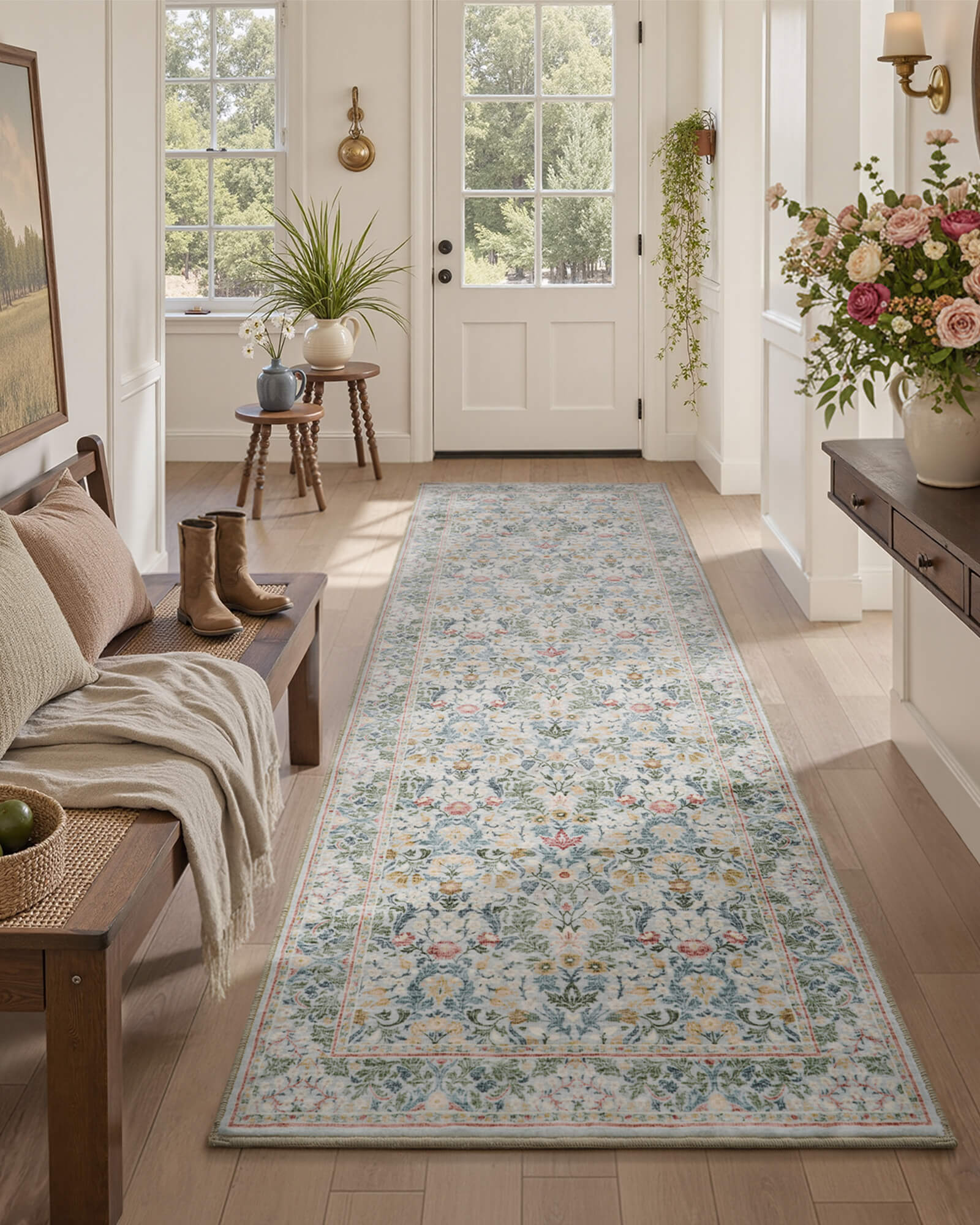 floral-rug-washable-easy-care-rug-for-bedroom-family-use