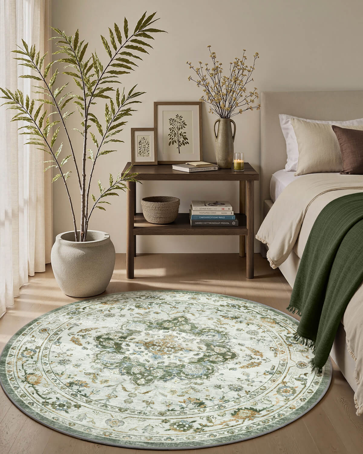 floral-vintage-area-rug-for-elegant-family-living