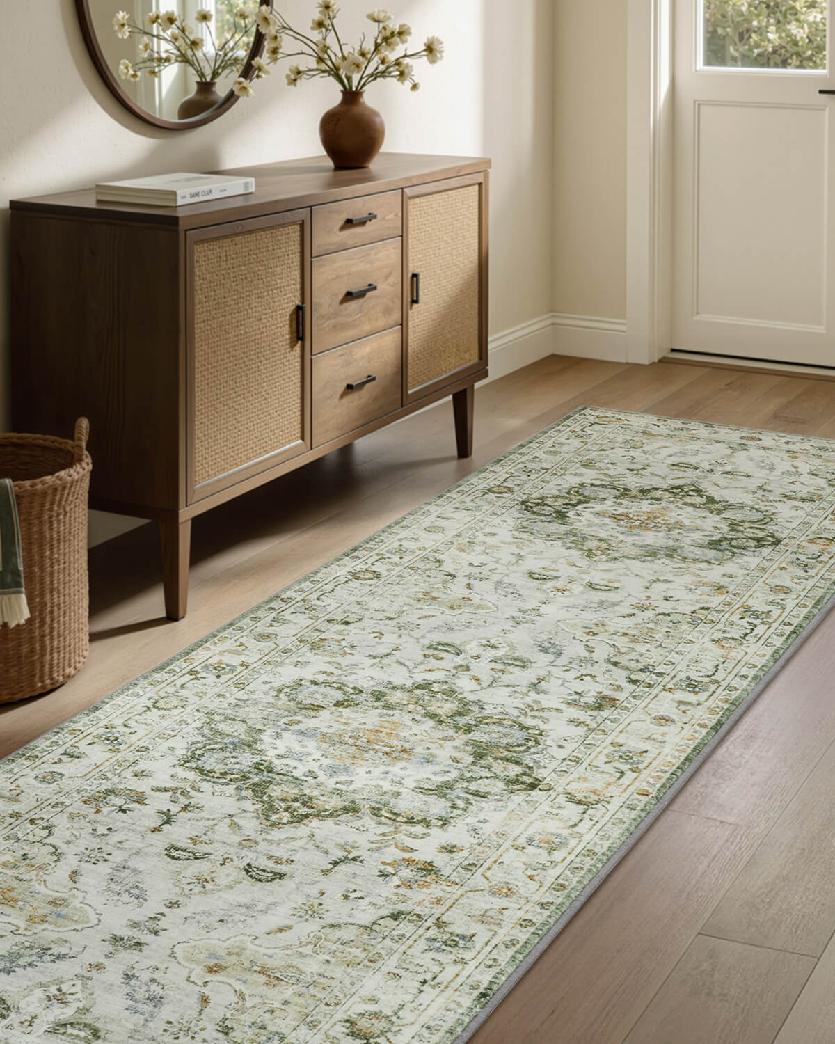 floral-vintage-rug-for-timeless-layered-interior-design