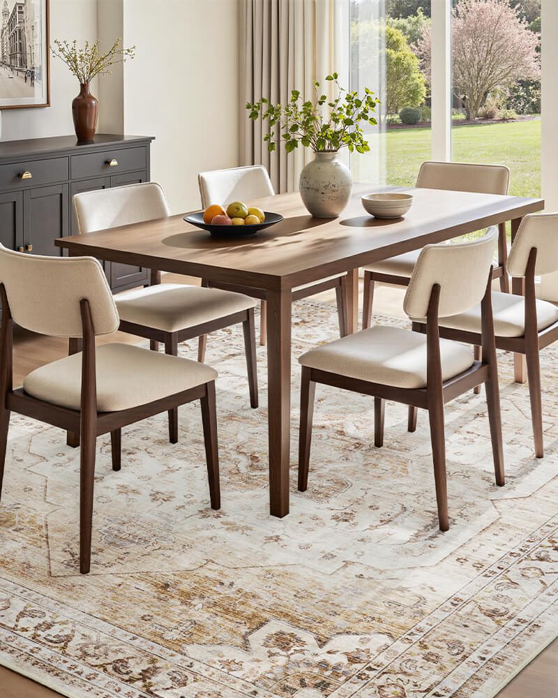 harmonia-washable-area-rug-beige-in-kitchen