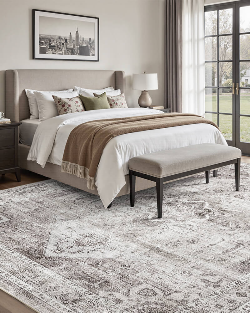 harmonia-washable-area-rug-gray-in-bedroom