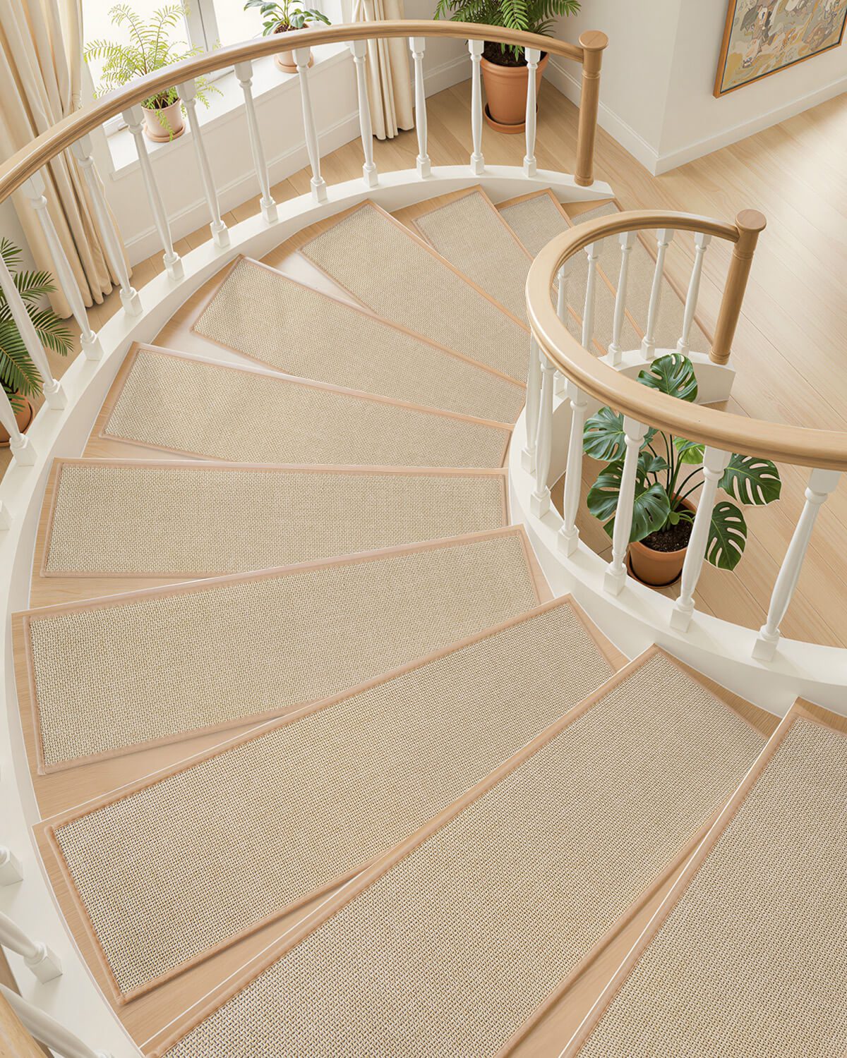 high-grip-washable-stair-treads-for-family-homes Removable washable stair treads designed for modern living
