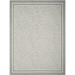 Faux jute indoor outdoor rug with relaxed vintage inspired style and practical everyday durability