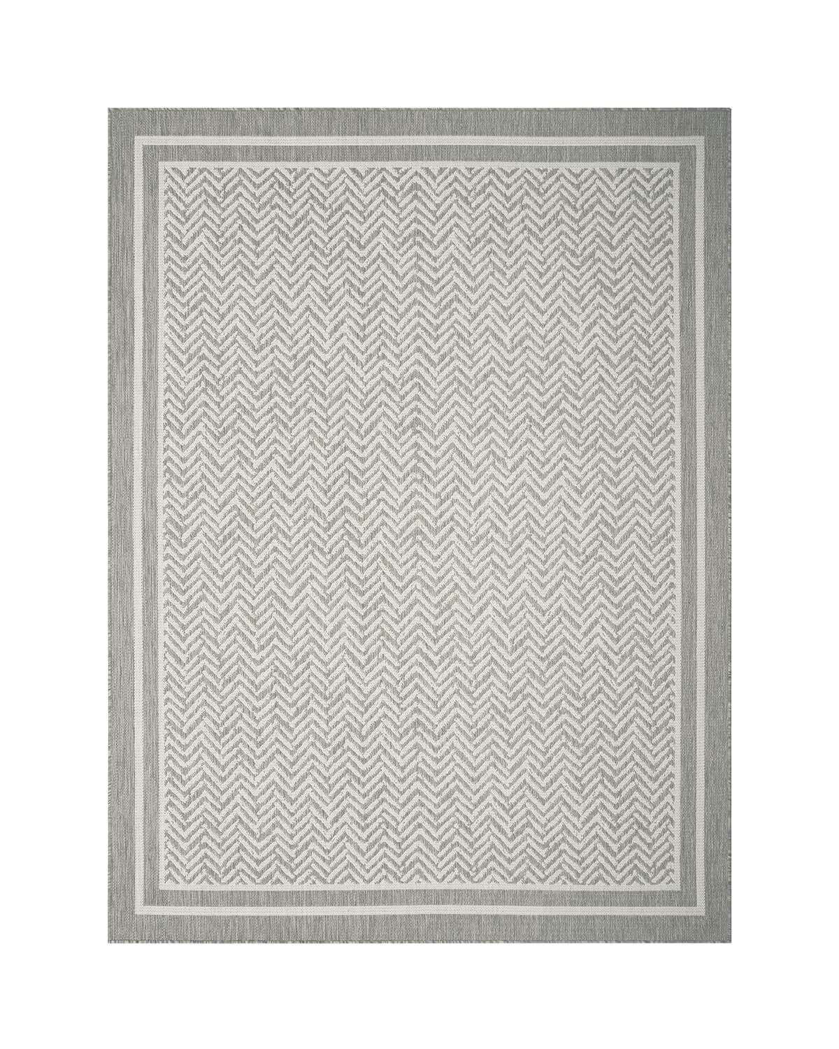 indoor-outdoor-rug-scroll-pattern-for-patio-and-poolside-living Faux jute indoor outdoor rug with relaxed vintage inspired style and practical everyday durability