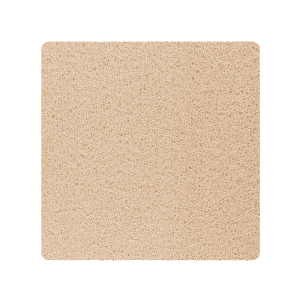 Loofah bath mat designed to improve bathroom safety while maintaining comfort