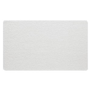 Loofah bath mat designed to stay dry and hygienic between uses