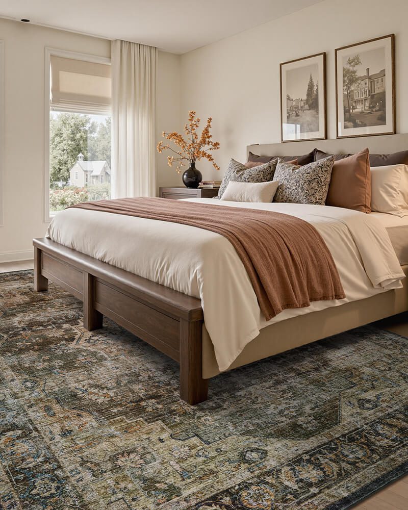 lunaris-washable-area-rug-brown-in-bedroom