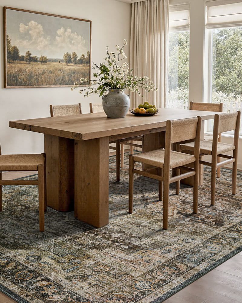 lunaris-washable-area-rug-brown-in-kitchen